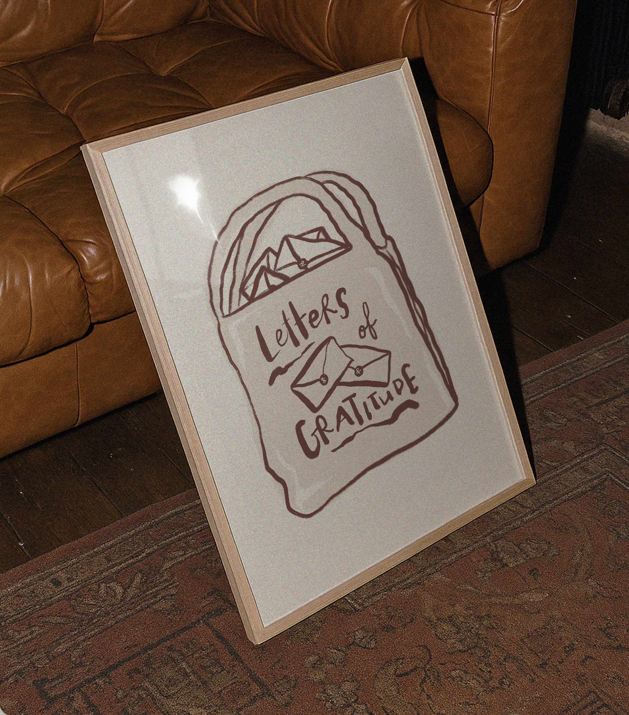 Letters of Gratitude print